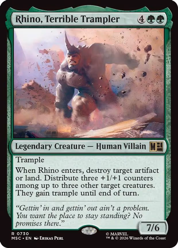 Rhino, Terrible Trampler - R (730)