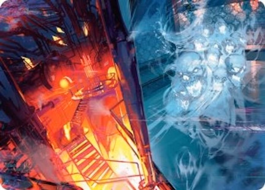 Roaring Furnace // Steaming Sauna Art Card - S (37)