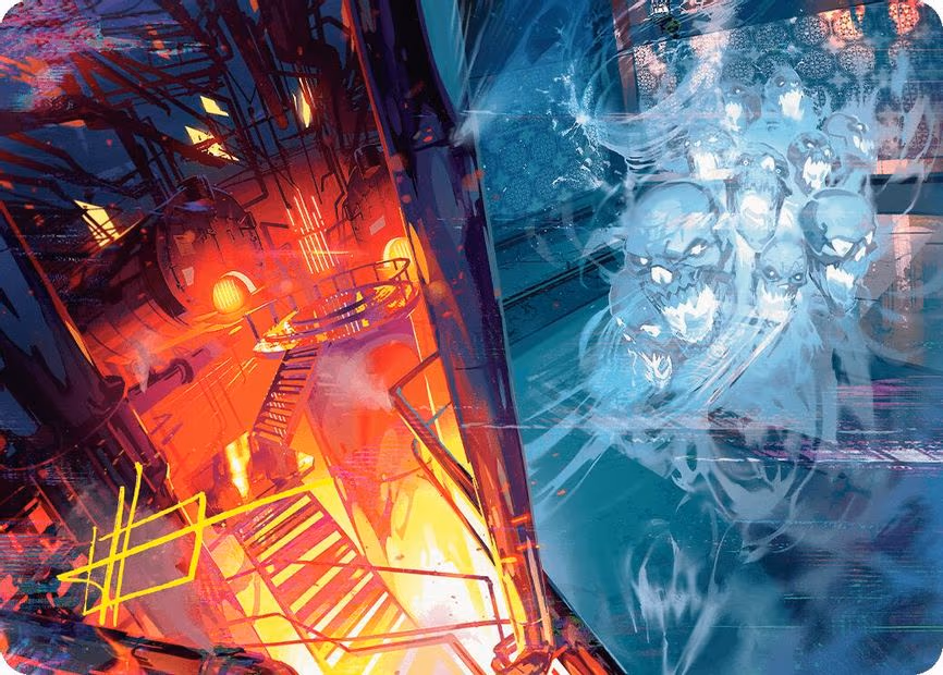 Roaring Furnace // Steaming Sauna Art Card - S (37)
