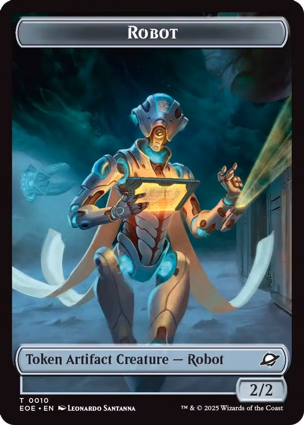 Robot // Lander (0007) Double-Sided Token