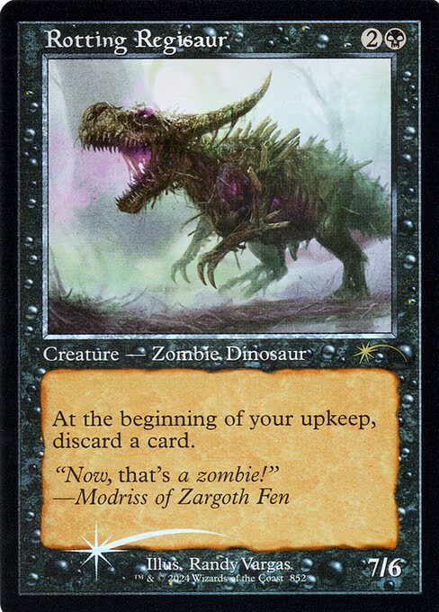Rotting Regisaur (Retro Frame) - R (852)