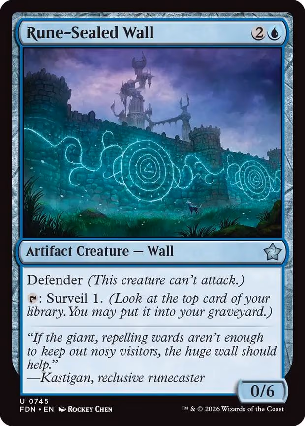 Rune-Sealed Wall - U (745)