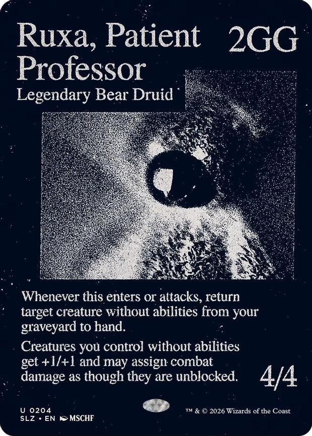 Ruxa, Patient Professor - U (204)