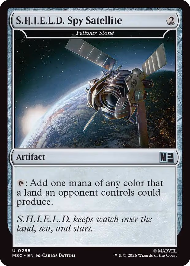 S.H.I.E.L.D. Spy Satellite - Fellwar Stone - U (285)
