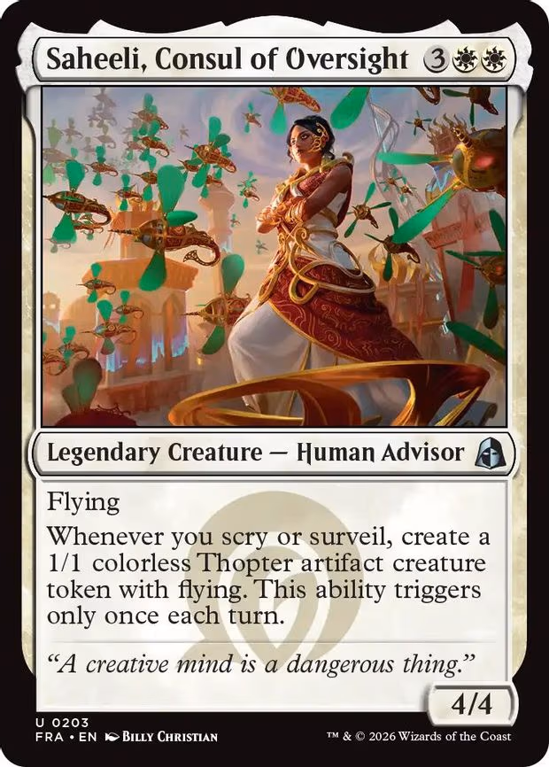 Saheeli, Consul of Oversight - U (203)