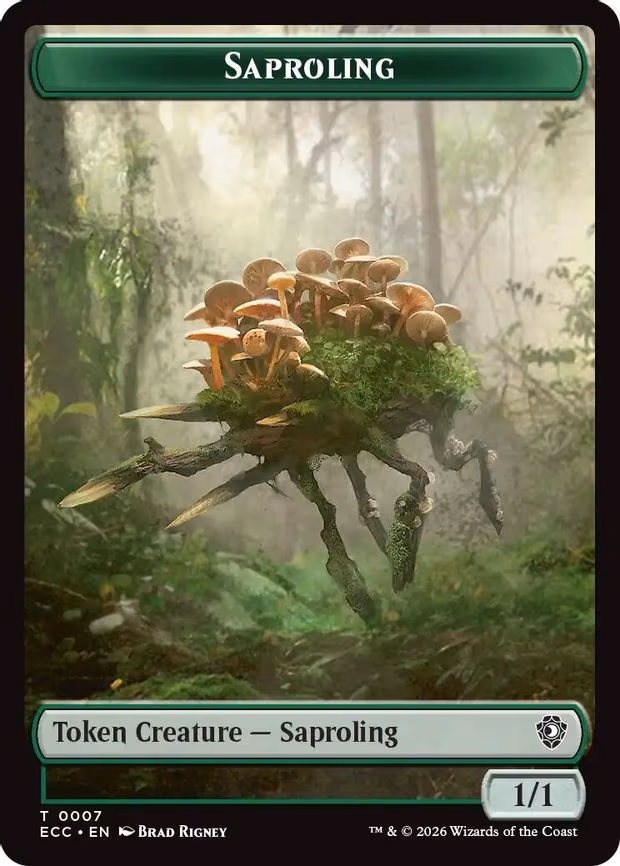 Saproling // Poison Counter Double-Sided Token