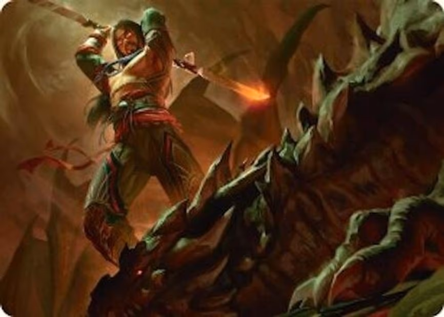 Sarkhan's Resolve Art Card