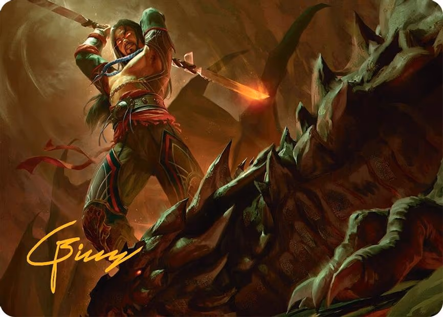 Sarkhan's Resolve Art Card