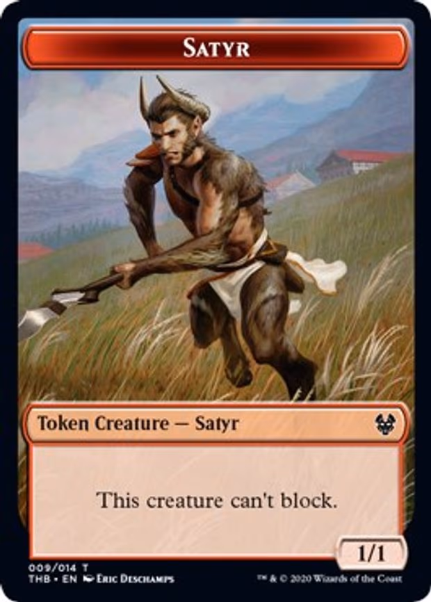 Satyr // Goblin Construct Double-sided Token (Challenger 2021)