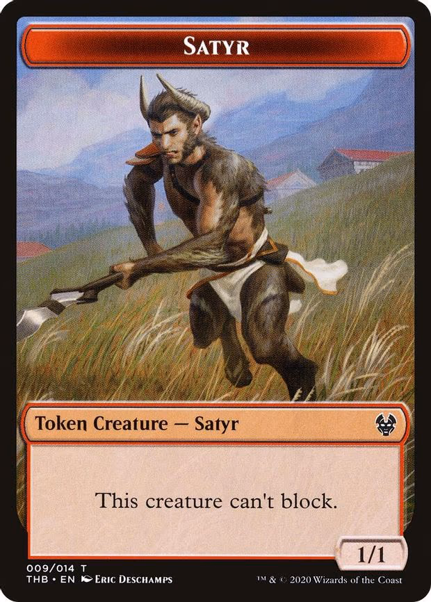 Satyr // Wolf Double-Sided Token - T (9 // 11)