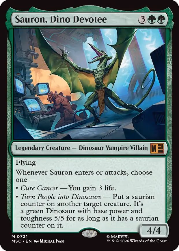 Sauron, Dino Devotee - M (731)