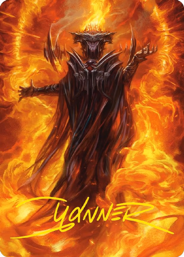 Sauron, the Dark Lord Art Card