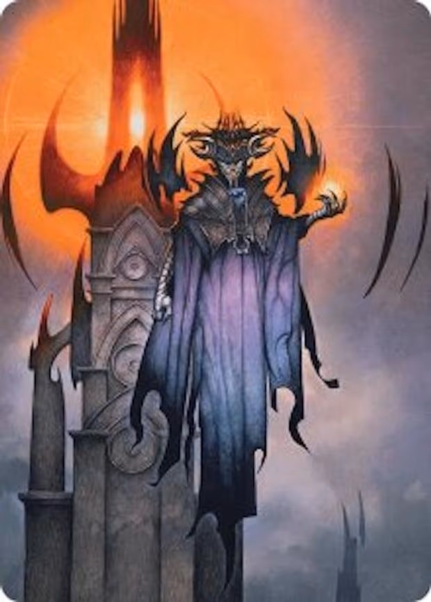 Sauron, the Lidless Eye Art Card - S (36)