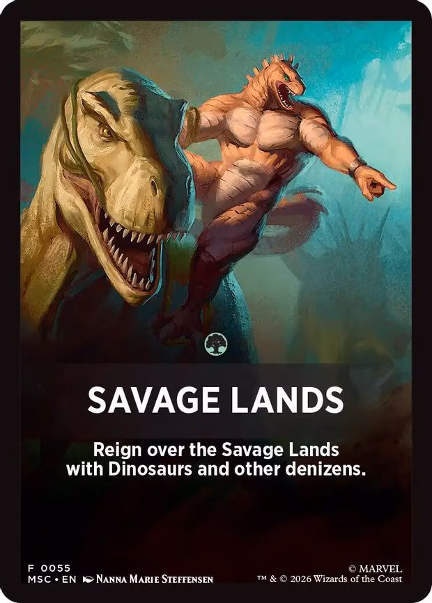 Savage Lands Theme Card - T (55)