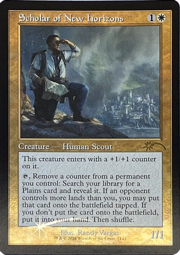 Scholar of New Horizons (Retro Frame)