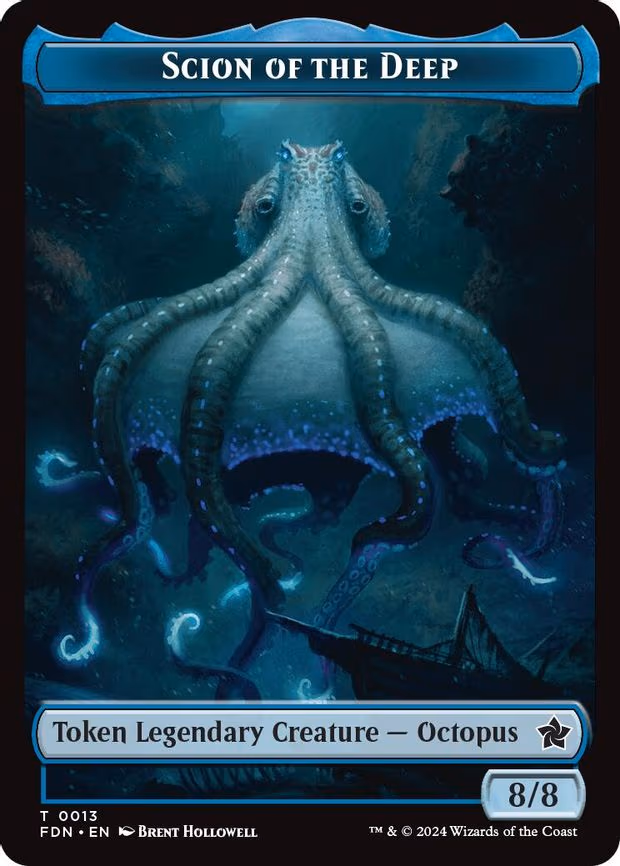Scion of the Deep // Koma's Coil Doubled-Sided Token