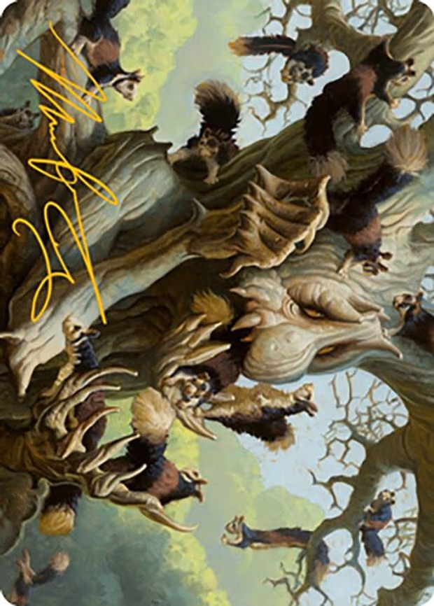 Scurry Oak Art Card