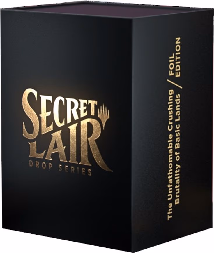Secret Lair Drop: The Unfathomable Crushing Brutality of Basic Lands - Traditional Foil Edition