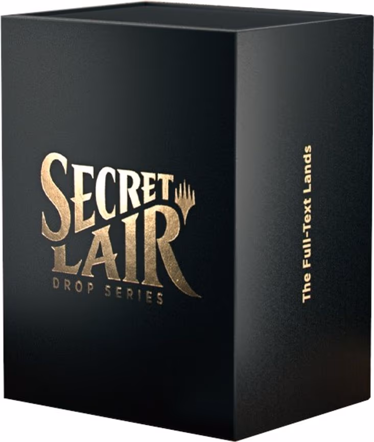 Secret Lair Superdrop: The Full-Text Lands - Non-Foil Edition