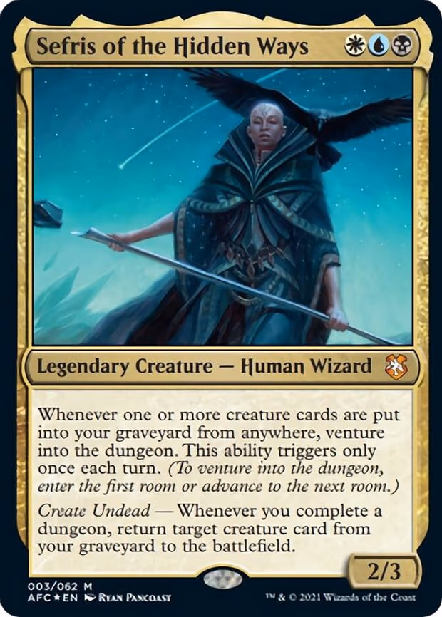 Sefris of the Hidden Ways (Display Commander) - Thick Stock