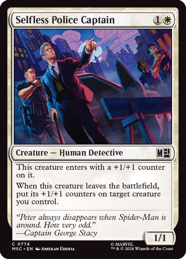 Selfless Police Captain - C (774)