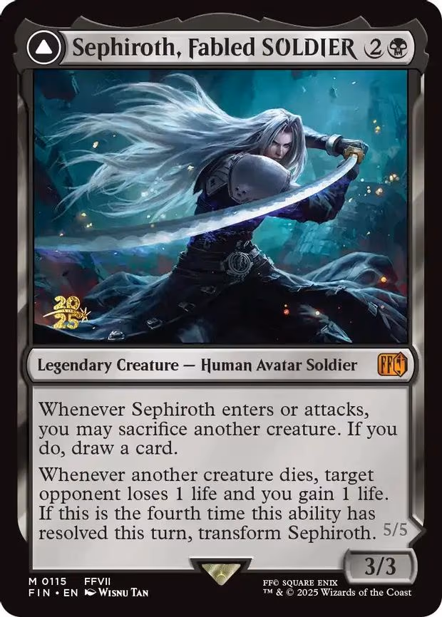 Sephiroth, Fabled SOLDIER