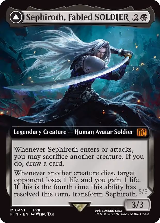 Sephiroth, Fabled SOLDIER