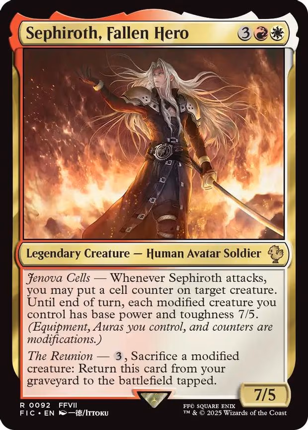 Sephiroth, Fallen Hero