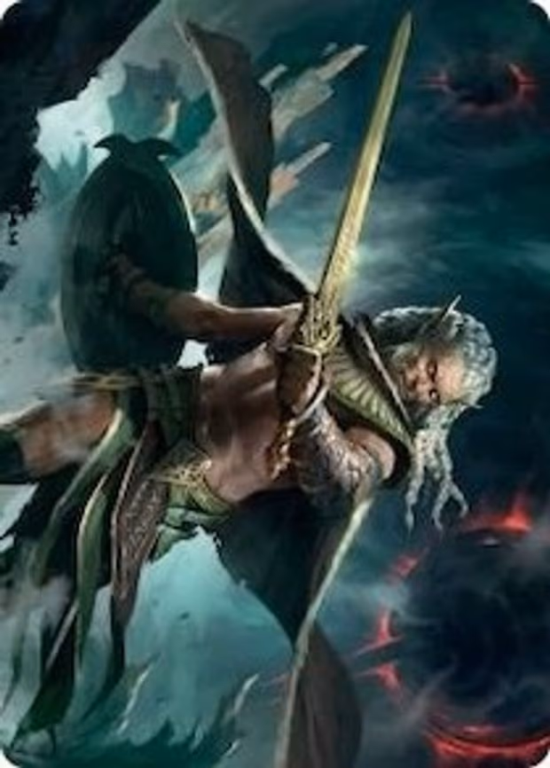 Serpent-Blade Assailant Art Card