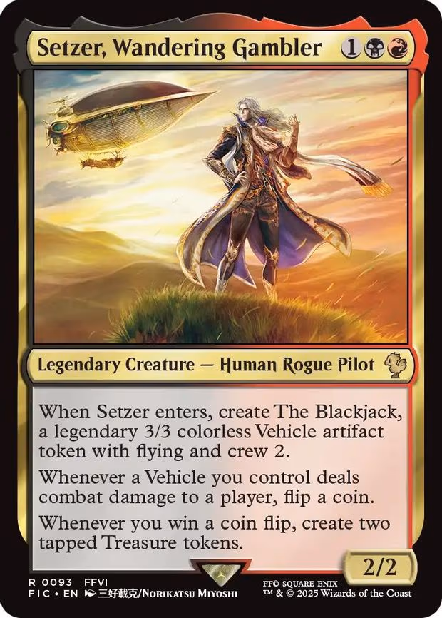 Setzer, Wandering Gambler