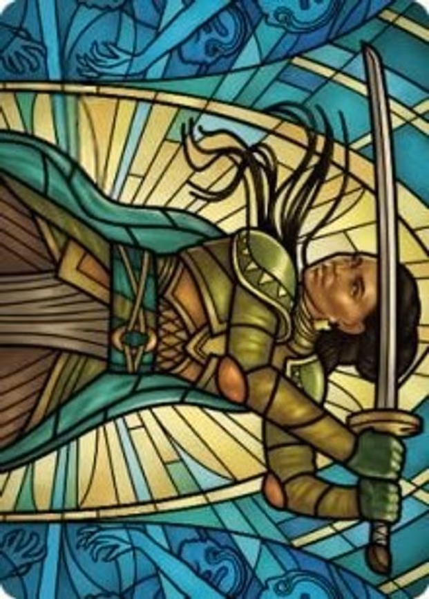Shanna, Purifying Blade Art Card