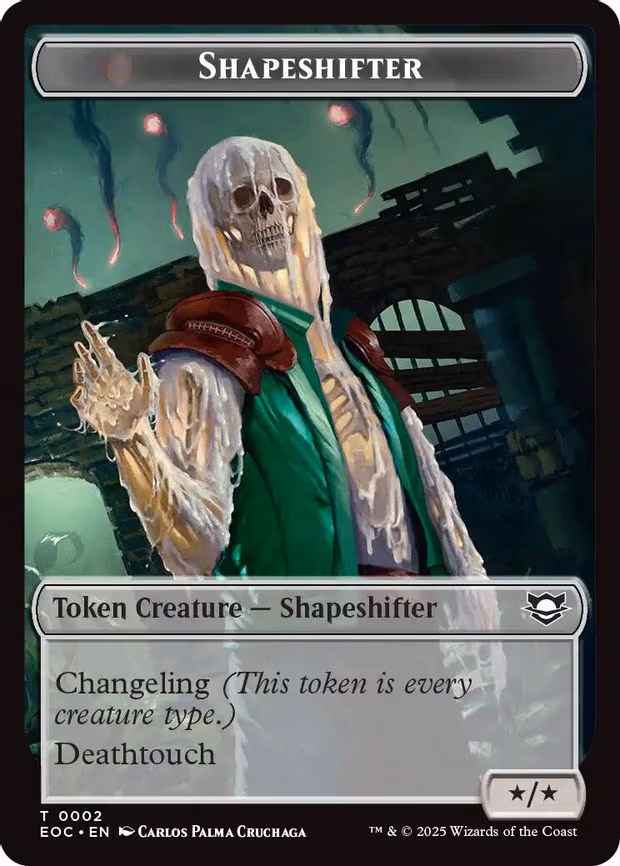Shapeshifter // Golem (0013) Double-Sided Token