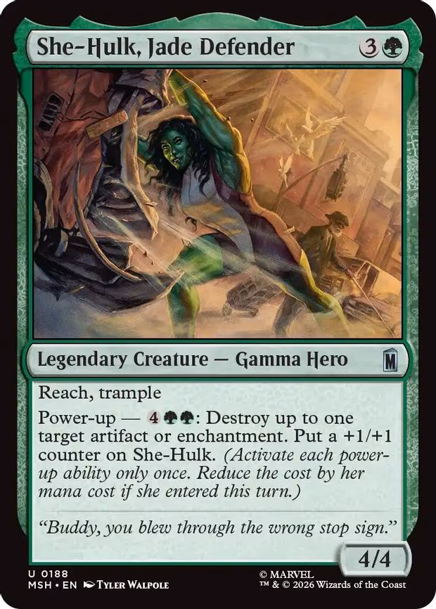 She-Hulk, Jade Defender - U (188)