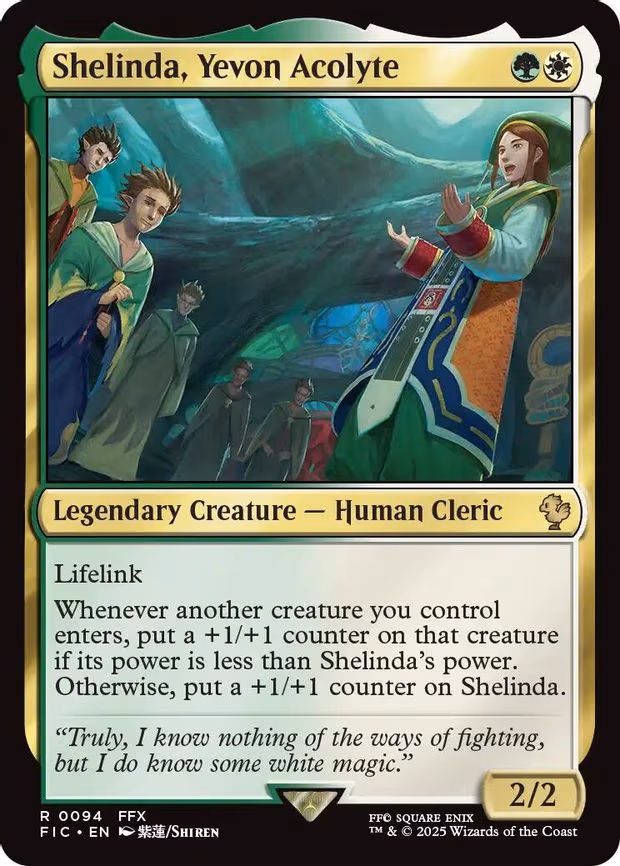Shelinda, Yevon Acolyte