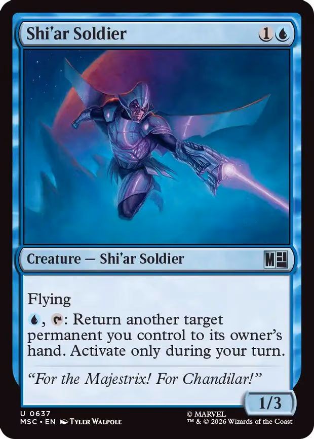 Shi'ar Soldier - U (637)
