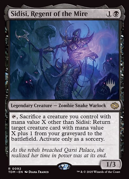 Sidisi, Regent of the Mire