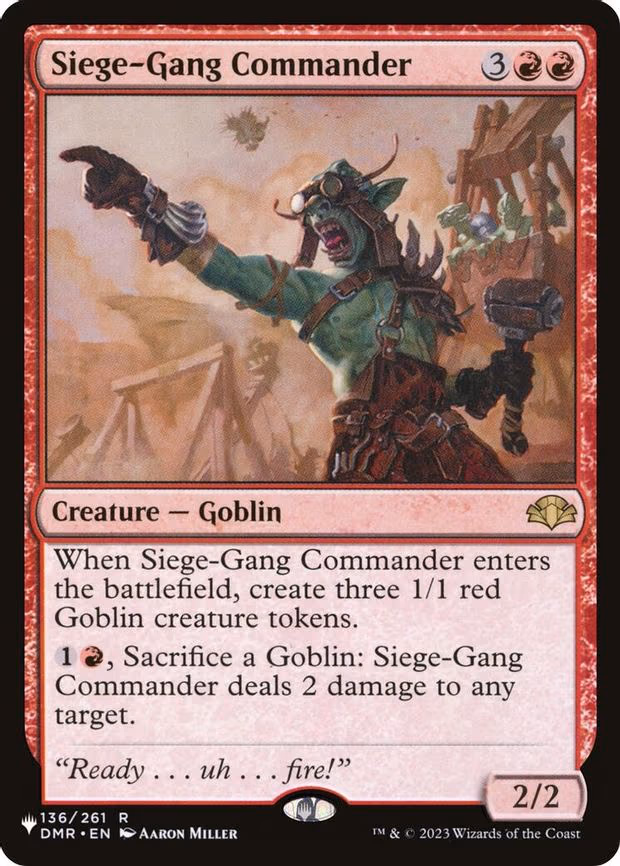 Siege-Gang Commander - R (136)