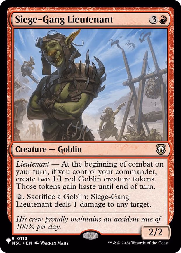 Siege-Gang Lieutenant - R (113)
