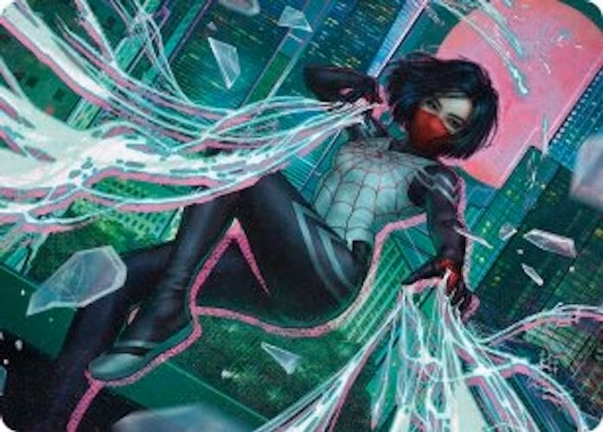 Silk, Web Weaver Art Card