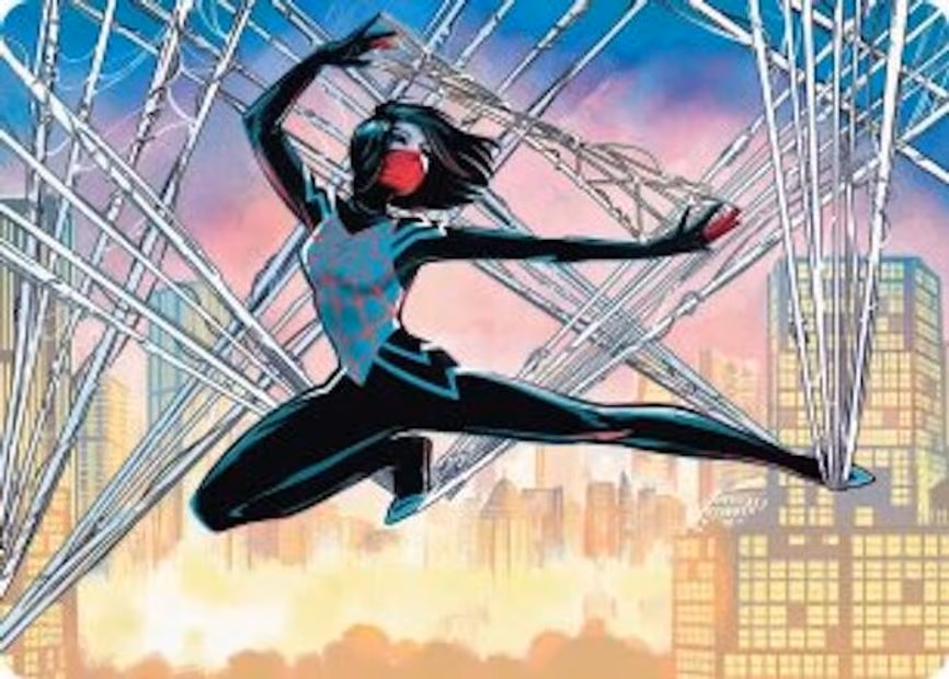 Silk, Web Weaver Art Card