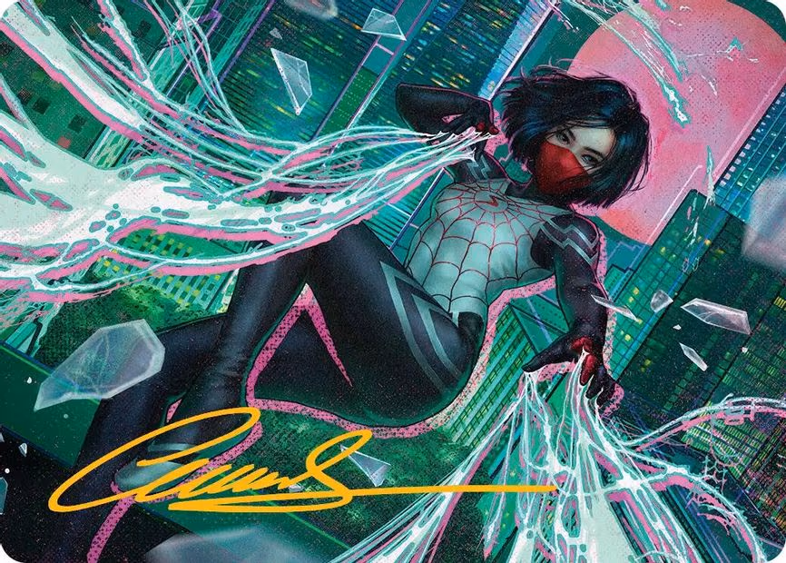 Silk, Web Weaver Art Card