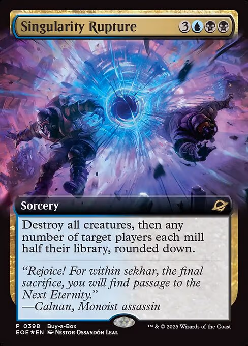 Singularity Rupture