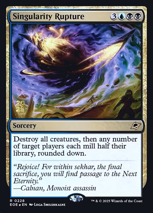 Singularity Rupture