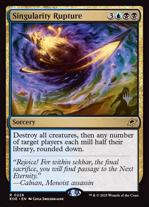 Singularity Rupture