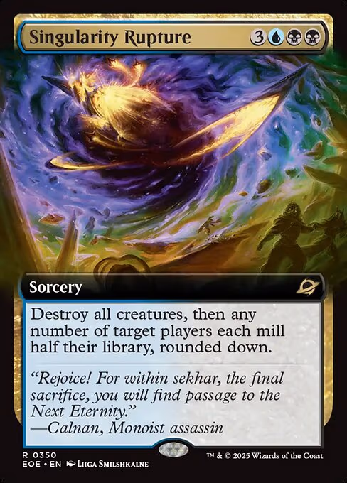 Singularity Rupture