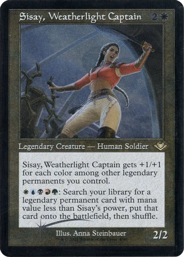 Sisay, Weatherlight Captain (Retro Frame)