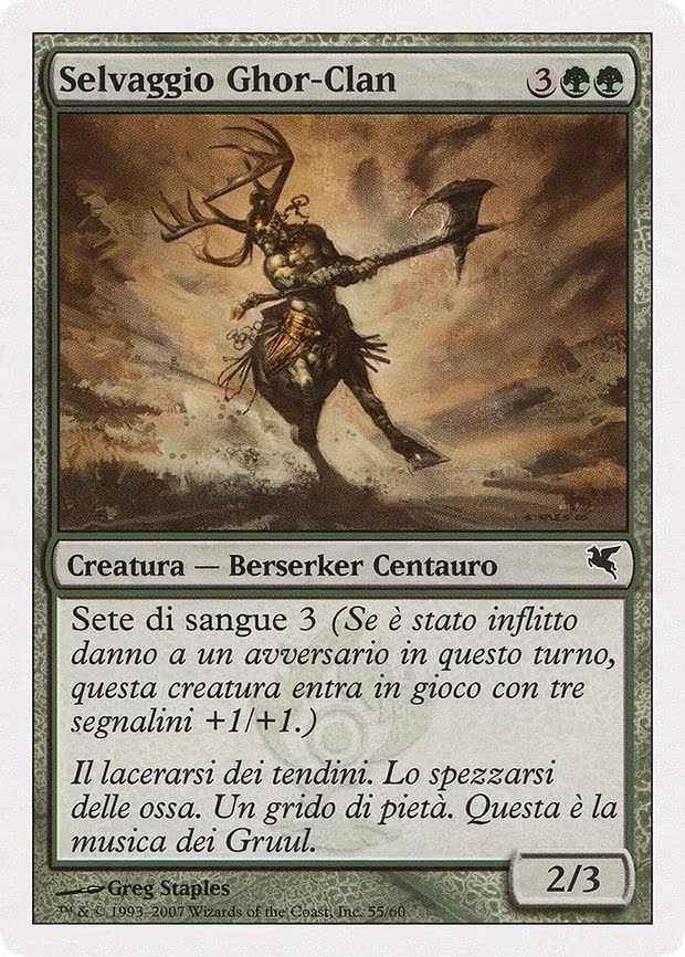 Skarrg, the Rage Pits (Italian) - "Selvaggio Ghor-Clan"