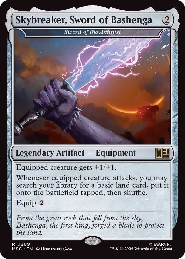 Skybreaker, Sword of Bashenga - Sword of the Animist - R (289)