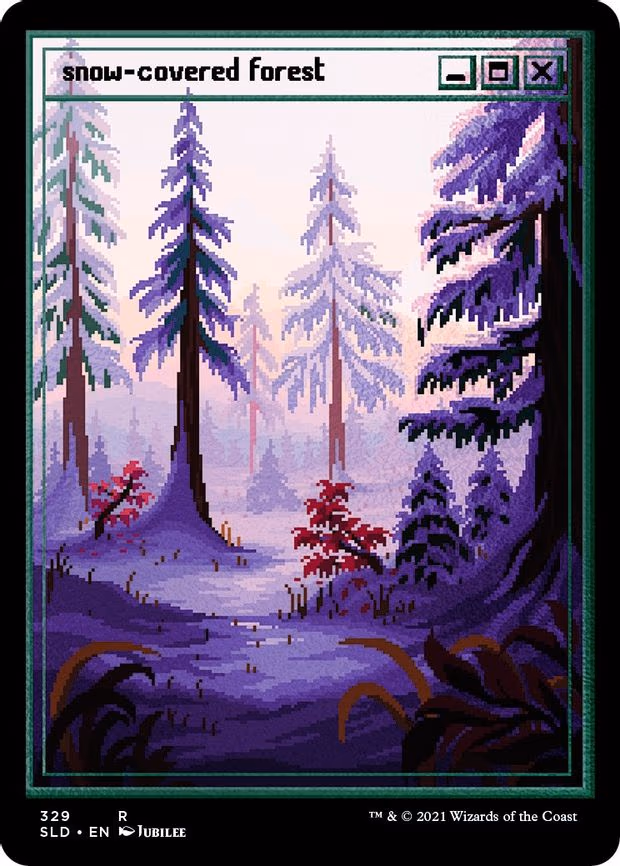 Snow-Covered Forest (PixelSnowLands.jpg)