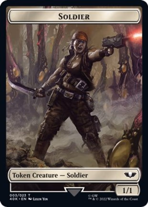Soldier (003) // Ultramarines Honour Guard Double-Sided Token